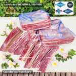 Beef rib SHORTRIB daging iga sapi  frozen Australia AMH 3-4 RIBS crossed cuts 3/8" & 1" (price/kg)